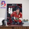 Florida Panthers Are Going To The Stanley Cup Final For The First Time In 27 Years Home Decor Poster Canvas