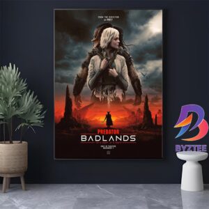 From The Director Of Prey Dan Trachtenberg Predator Badlands Only In Theaters On November 7 2025 Home Decor Poster Canvas