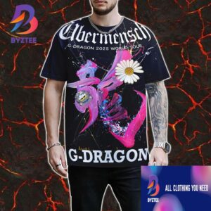 G-Dragon 2025 World Tour Ubermensch Poster Limited Edition All Over Print Graphic T-Shirt