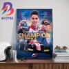 Gabriel Bortoleto Is The 2023 F3 Champion Art Decor Poster Canvas