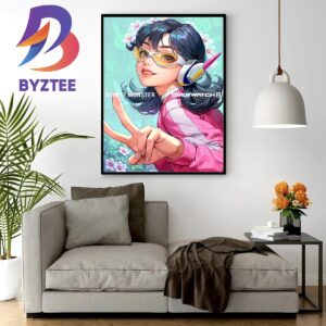 Gentle Monster x Overwatch 2 Release Brand-New DVa Glasses Wall Decor Poster Canvas