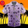 GGO Sword Art Online For Men And Women In Summer Vacation Button Up Hawaiian Shirt GGO Sword Art Online For Men And Women In Summer Vacation Button Up Hawaiian Shirt