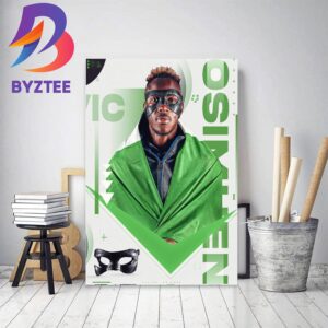 Goal Of Victor Osimhen For Wins Napoli The Scudetto Home Decor Poster Canvas