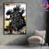 Godzilla 70th Anniversary Official Poster Unveiled By Toho Home Decor Poster Canvas