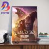 Godzilla x Kong The New Empire IMAX Official Poster Art Decorations Poster Canvas