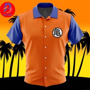 Goku Kame Kai Dragon Ball Z For Men And Women In Summer Vacation Button Up Hawaiian Shirt