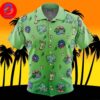 Grass Type Pokemon Pokemon For Men And Women In Summer Vacation Button Up Hawaiian Shirt Grass Type Pokemon Pokemon For Men And Women In Summer Vacation Button Up Hawaiian Shirt