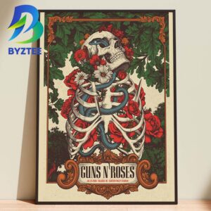 Guns N’ Roses Carter Finley Stadium In Ralegh Nc July 23th 2026 Home Decor Poster Canvas