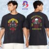 Guns N Roses Bullet Logo Tour 2025 Because What You Want And What You Get Are Two Completely Different Things Tour Dates List T-Shirt