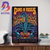 Guns N Roses Luxembourg 2025 World Tour Summer Poster At Luxembourg Open Air On July 28 2025 Home Decor Poster Canvas