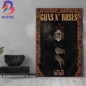 Guns N Roses Wacken 2025 Poster World Tour At Wacken Open Air In Germany On July 31 2025 Home Decor Poster Canvas