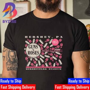 Guns N Roses We Got Fun n Games at Hersheypark Stadium Hershey PA August 11th 2023 Classic T-Shirt