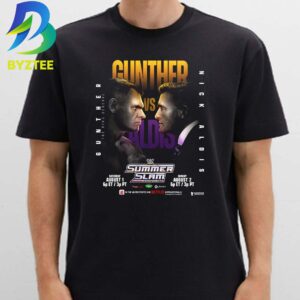 Gunther Vs Nick Aldis Summer Slam Minnebota  WWE 2026 Unisex T- Shirt