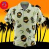 Gyrados Pattern Pokemon For Men And Women In Summer Vacation Button Up Hawaiian Shirt Gyrados Pattern Pokemon For Men And Women In Summer Vacation Button Up Hawaiian Shirt