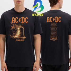 ACDC Hells Bells Lightning PWR UP Tour 2026 Two Sided T Shirt