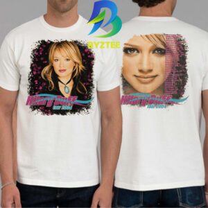Hilary Duff Lucky Me 2004 Vintage Reprint Two Sided T-Shirt