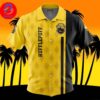 Hufflepuff Harry Potter For Men And Women In Summer Vacation Button Up Hawaiian Shirt