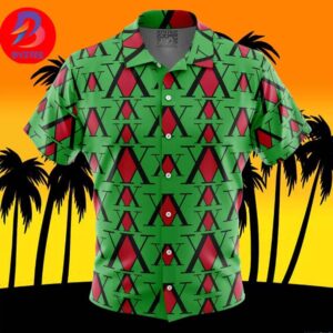 Hunter Association Hunter X Hunter For Men And Women In Summer Vacation Button Up Hawaiian Shirt