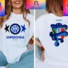 IM 2 Stars Collection Inter Milan Celebrativa Campioni D’Italia 2023-24 For 20 Italian Champions Unisex T-Shirt