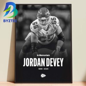 In Memoriam Jordan Devey Memphis Tigers  1988 – 2026 Home Decor Poster Canvas