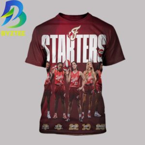 Indiana Fever Starters WNBA 2026 All Over Print Shirt