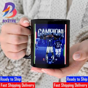 Inter Milan Campioni D’Italia 2023-2024 IM 2 Stars Collection 20 Italian Champions After Wins AC Milan Ceramic Mug