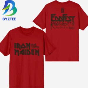 Iron Maiden Killers Eddfest Knebworth 2026 Two Sided T-Shirt