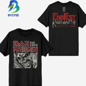 Iron Maiden Killers Eddfest Knebworth 2026 Two Sided T-Shirt