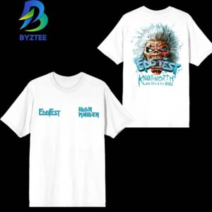 Iron Maiden Killers Eddfest Knebworth 2026 White Two Sided T-Shirt