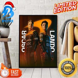 It’s Been A Superb Season From McLaren F1 Drivers Lando Norris And Oscar Piastri Home Poster