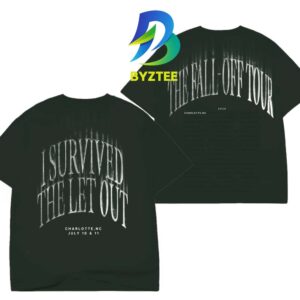 J Cole In Charlotte NC I Survived The Let Out July 10 & 11 2026 Two Sided T-Shirt