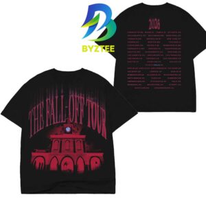 J Cole The Fall Off Tour Charlotee NC 2026 World Tour Two Sided T-Shirt