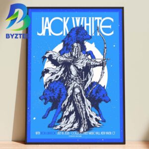 Jack White With Dion Lunadon College Street Music Hall New Haven Ct  July 18th 2026  Home Decor Poster Canvas