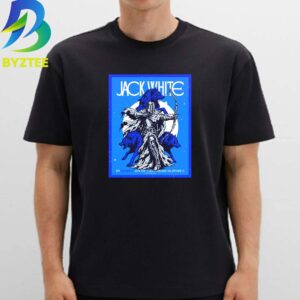 Jack White With Dion Lunadon College Street Music Hall New Haven Ct  July 18th 2026 Unisex T- Shirt