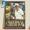 Jannik Sinner Wimbledon Champion 2026 Tennis Wall Art Grand Slam Winner Home Decor Poster Canvas