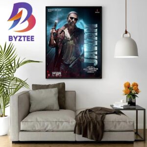 Jawan Of Shah Rukh Khan Official Poster Home Decor Poster Canvas