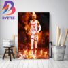 Jimmy Butler Fan Art Poster In Miami Heat NBA Decor Poster Canvas