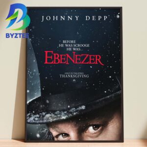 Johnny Depp Before He Was Scrooge He Was Ebenezer 2026 Home Decor Poster Canvas