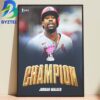 Jordan Walker Cardinals Champion Home Run Derby 2026 Home Decor Poster Canvas