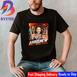 Kelani Jordan And New WWE NXT Womens North American Champion At NXT Battleground From UFC Apex Las Vegas Classic T-Shirt