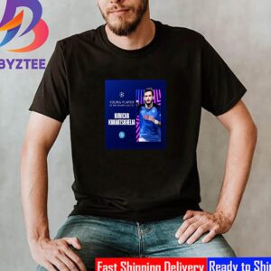Khvicha Kvaratskhelia is The 2022-2023 UEFA Champions League Young Player Of The Season Shirt