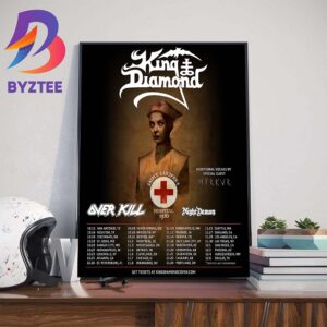 King Diamond Saint Lucifers Hospital 1920 Returns To North America With Support From Overkill And Night Demon And Special Guest Vocals By Myrkur Home Decorations Poster Canvas