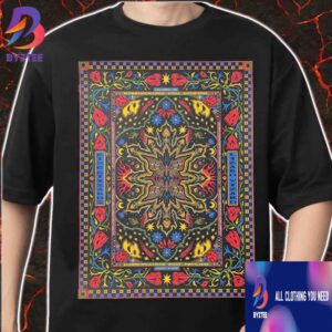 King Gizzard And The Lizard Wizard Columbia 2025 Event Poster At Merriweather Post Pavilion MD On August 4th 2025 Artwork By Amy Jean Unisex T-Shirt