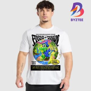 King Gizzard And The Lizard Wizard Presents Field Of Vision Camping And Rock N Roll Event Poster On August 15-17 2025 Unisex T-Shirt