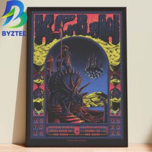 King Gizzard & the Lizard Wizard US Tour 2026 Home Decor Poster Canvas