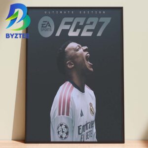 Kylian Mbappe FC27 Cover Ultimate Edition Home Decor Poster Canvas