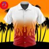 Kyojuro Rengoku Demon Slayer For Men And Women In Summer Vacation Button Up Hawaiian Shirt