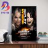 Liv Morgan Vs Rhea Ripley At WWE Summer Slam Cleveland Home Decor Poster Canvas