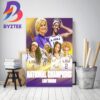 LSU Baseball The Tigers Are 2023 NCAA Baseball National Champions Home Decor Poster Canvas