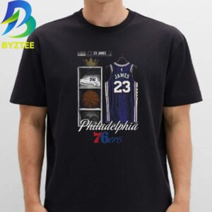 LeBron James Philadelphia 76ers Locker Room 2026 Unisex T- Shirt